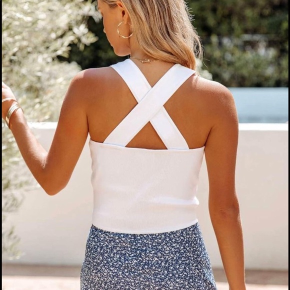 White Tank Top - Picture 7 of 10